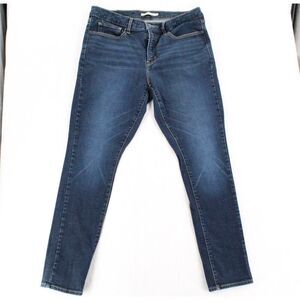 Levi's 311 Shaping Skinny Capri Women's Jeans Size 32 Blue Denim Stretch Casual